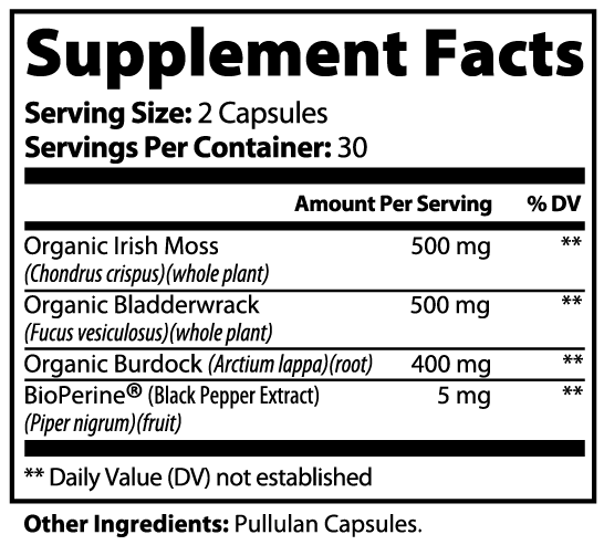 Swee + Euca HOLISTIC Sea Moss capsules