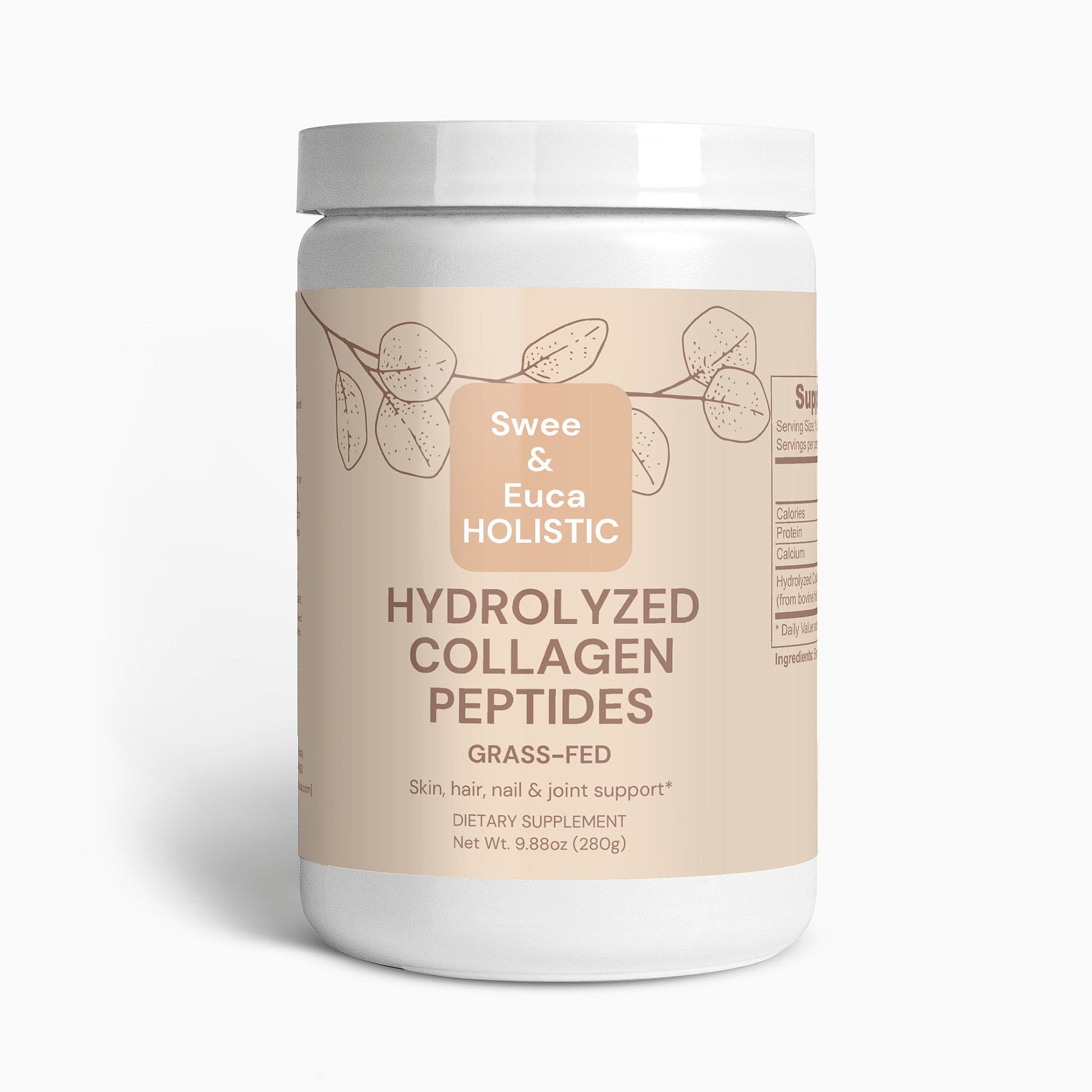 Swee + Euca HOLISTIC Hydrolyzed Collagen Peptides Grass-Fed Bovine peptide Swee + Euca HOLISTIC
